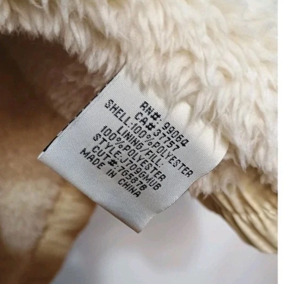 Billabong hooded sherpa-lined Puffy Vest - Picture 9 of 9